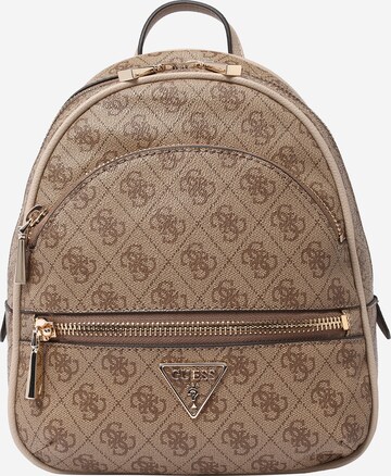 GUESS Backpack 'MANHATTAN' in Beige: front