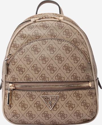 GUESS - Mochila 'MANHATTAN' em bege: frente