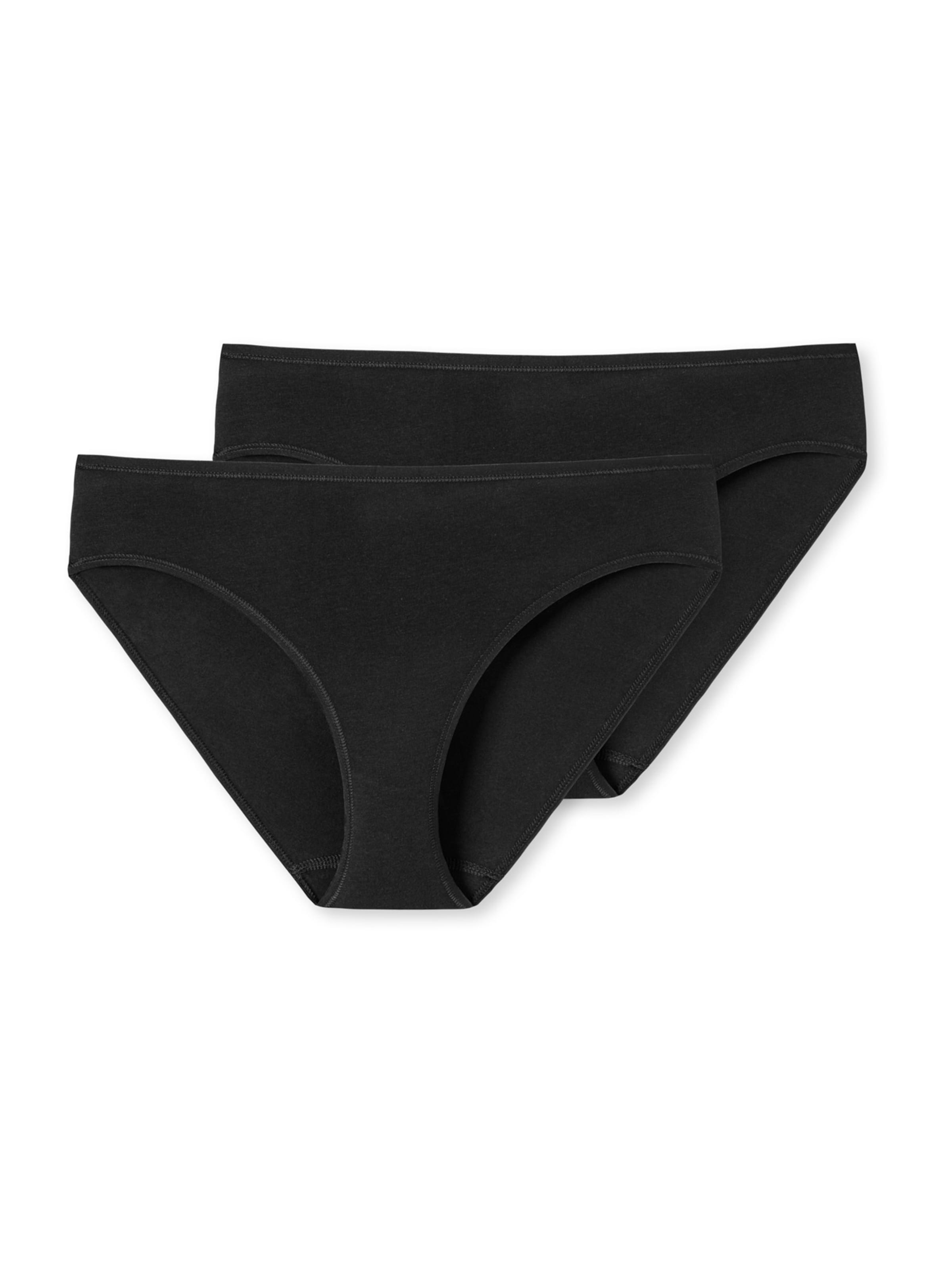 SCHIESSER Slip ' 95/5 ' in Schwarz: Vorderseite