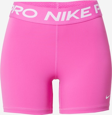 NIKE Workout Pants 'Pro 365' in Pink: front