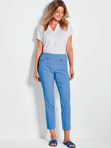 Goldner Tapered Trousers 'LOUISA' in Blue