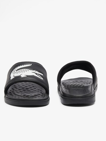 LACOSTE Beach & Pool Shoes 'Serve Slide' in Black