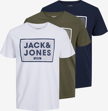 Jack & Jones Plus Shirt 'Harrison' in Groen: voorkant