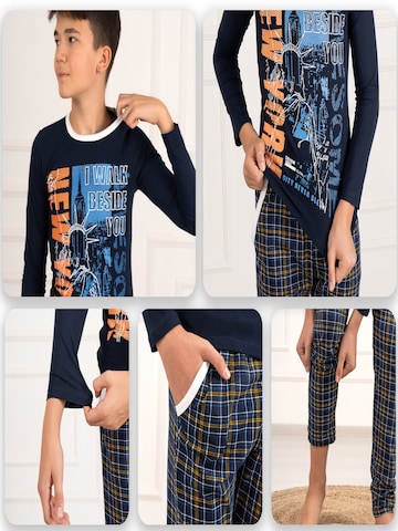 LOREZA - Pijama 'Jungen Schlafanzug New York' en Mezcla de colores