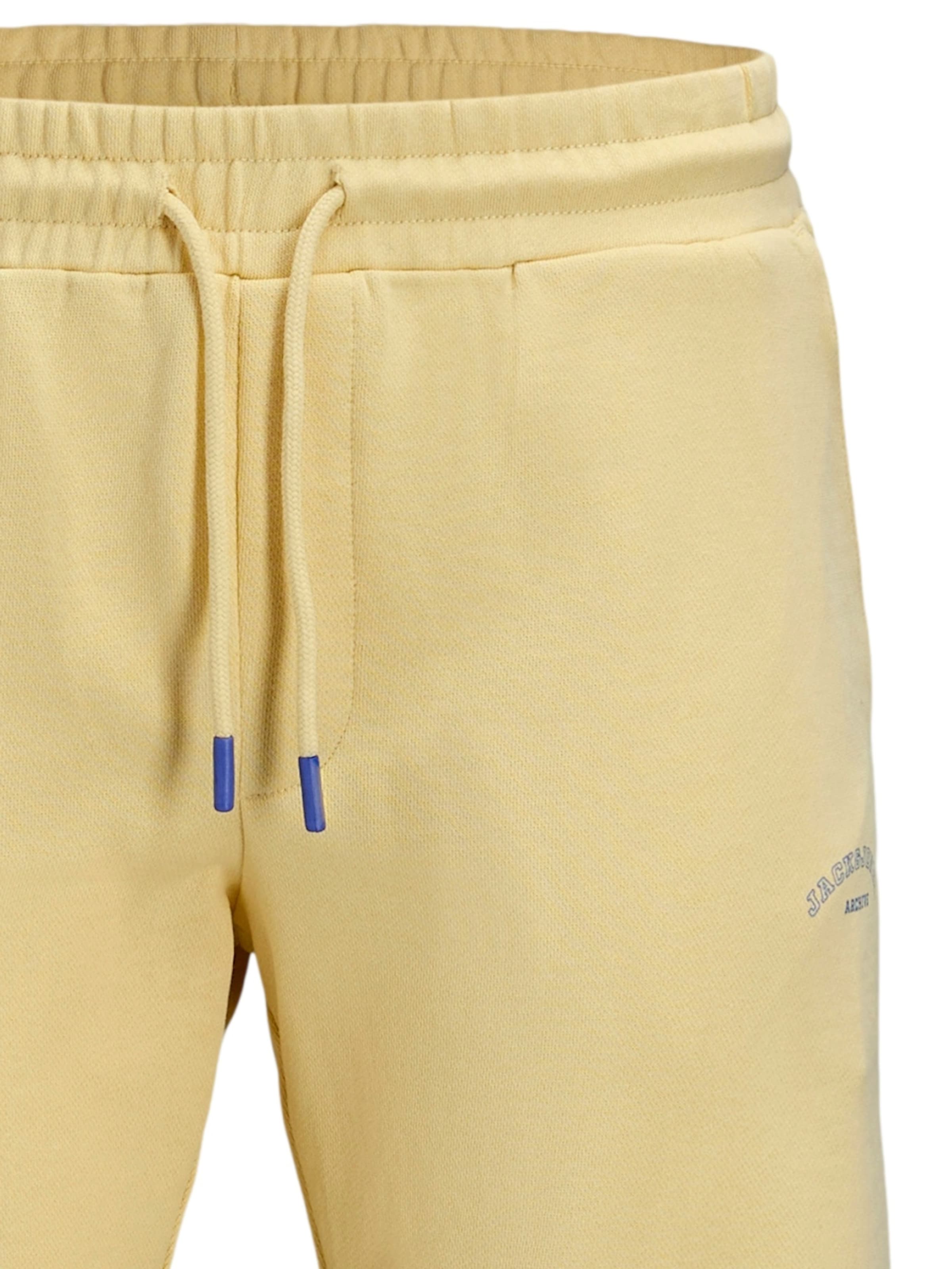 Regular Pantalon 'Gordon College' Jack & Jones Junior en jaune