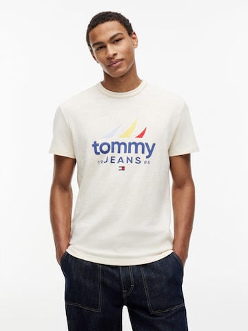 Tommy Jeans Paita 'SAILING' värissä beige: etupuoli