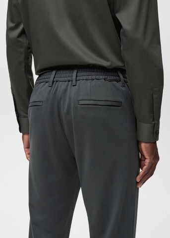 MANGO MAN Slimfit Hose 'Polen' in Grün