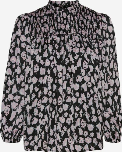 VERO MODA Bluse in puder / schwarz, Produktansicht