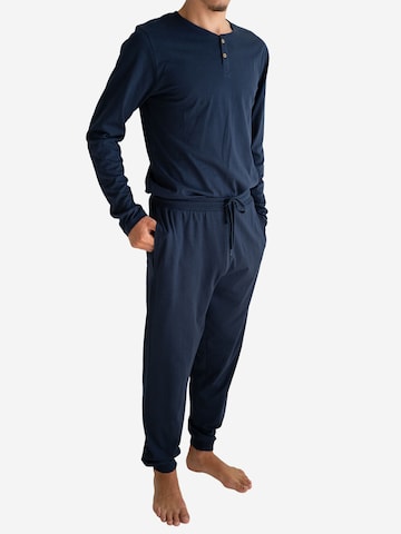 Phil & Co. Berlin Pyjamahose 'Cozy Classics' in Blau
