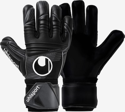 UHLSPORT Athletic Gloves in Black / White, Item view
