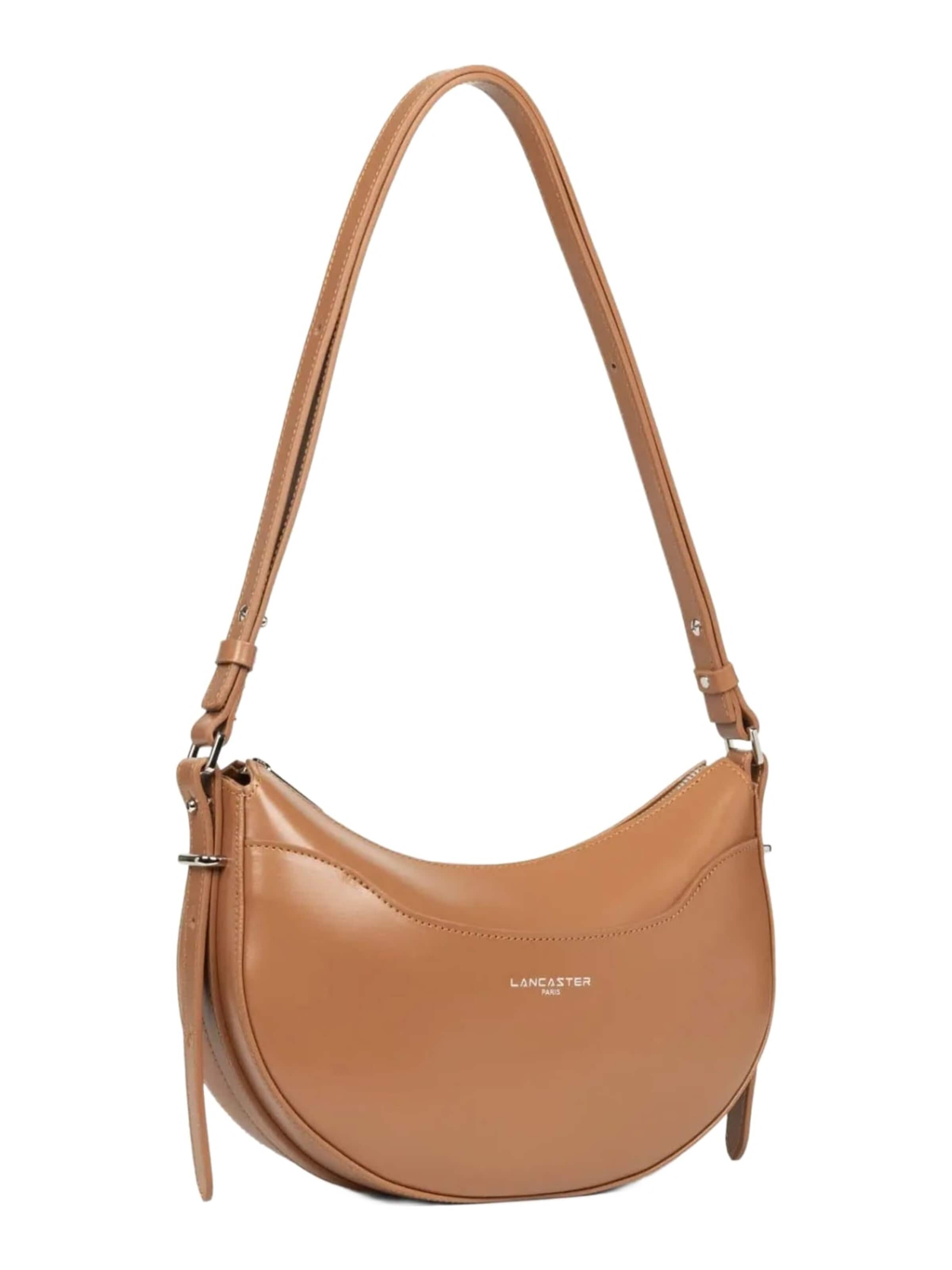 LANCASTER Paris - Bolso de hombro 'Lancaster Sac besace Suave Ace Camel' en marrón
