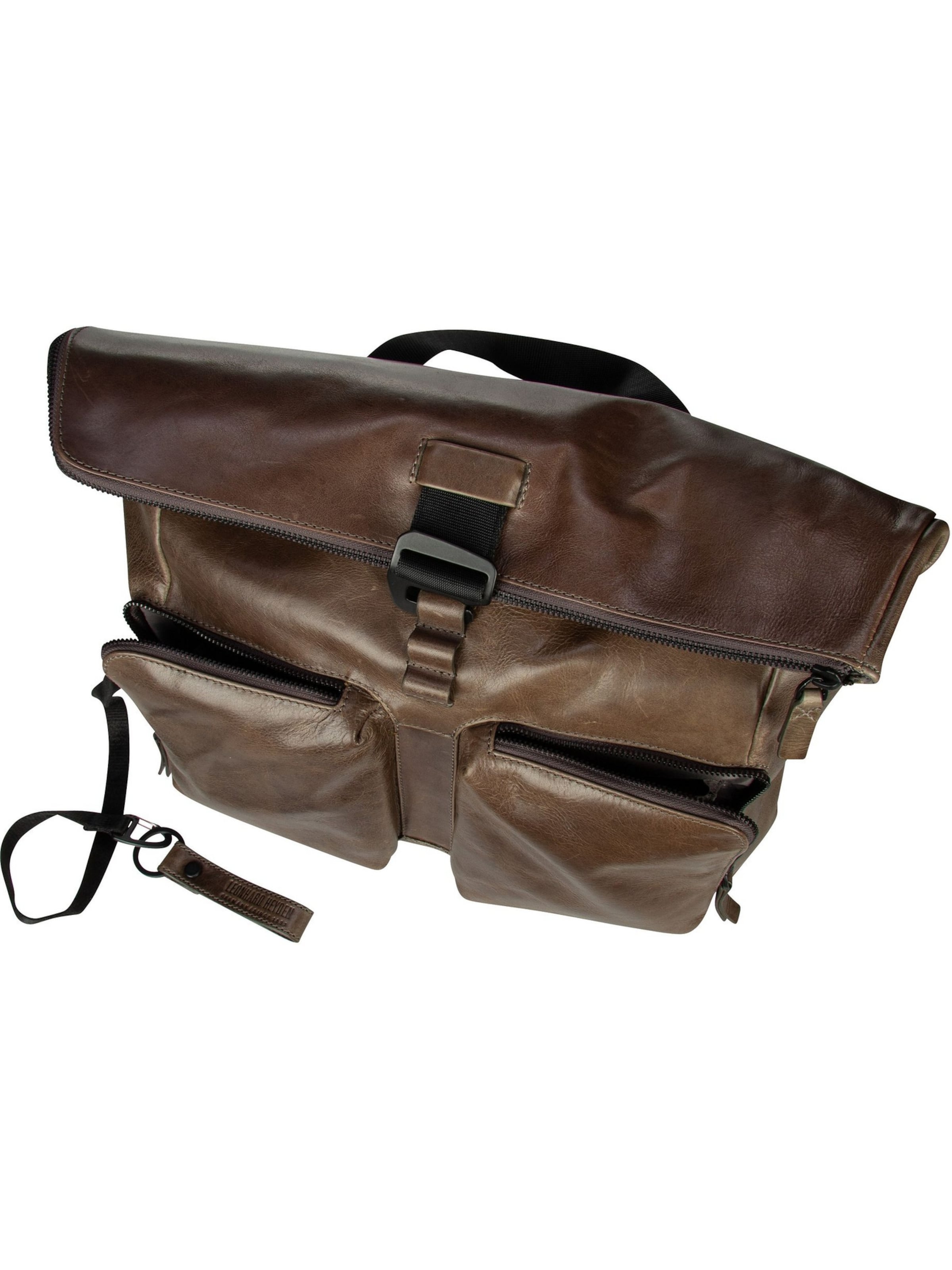 LEONHARD HEYDEN Schoudertas 'Porto' in Bruin