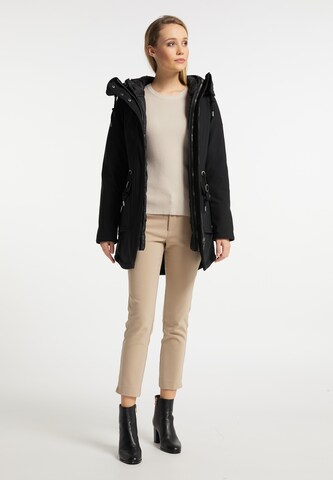 DreiMaster Klassik Winter Parka in Black