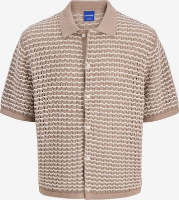 Giacchetta 'JORDia' di JACK & JONES in marrone: frontale