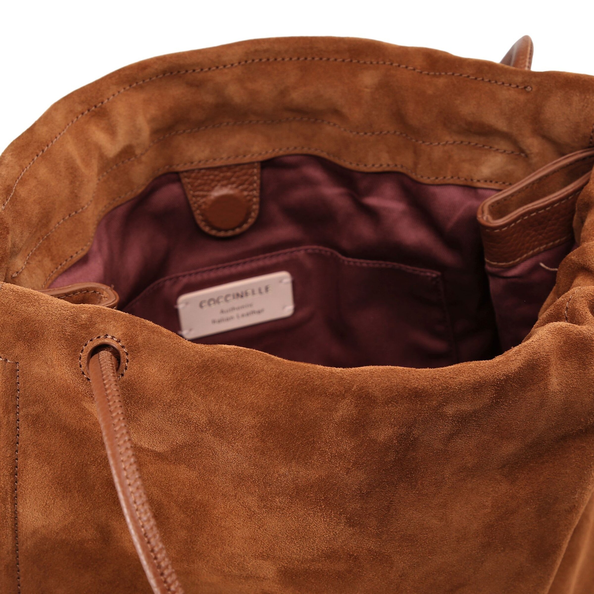 Coccinelle Schoudertas 'Dulse' in Bruin