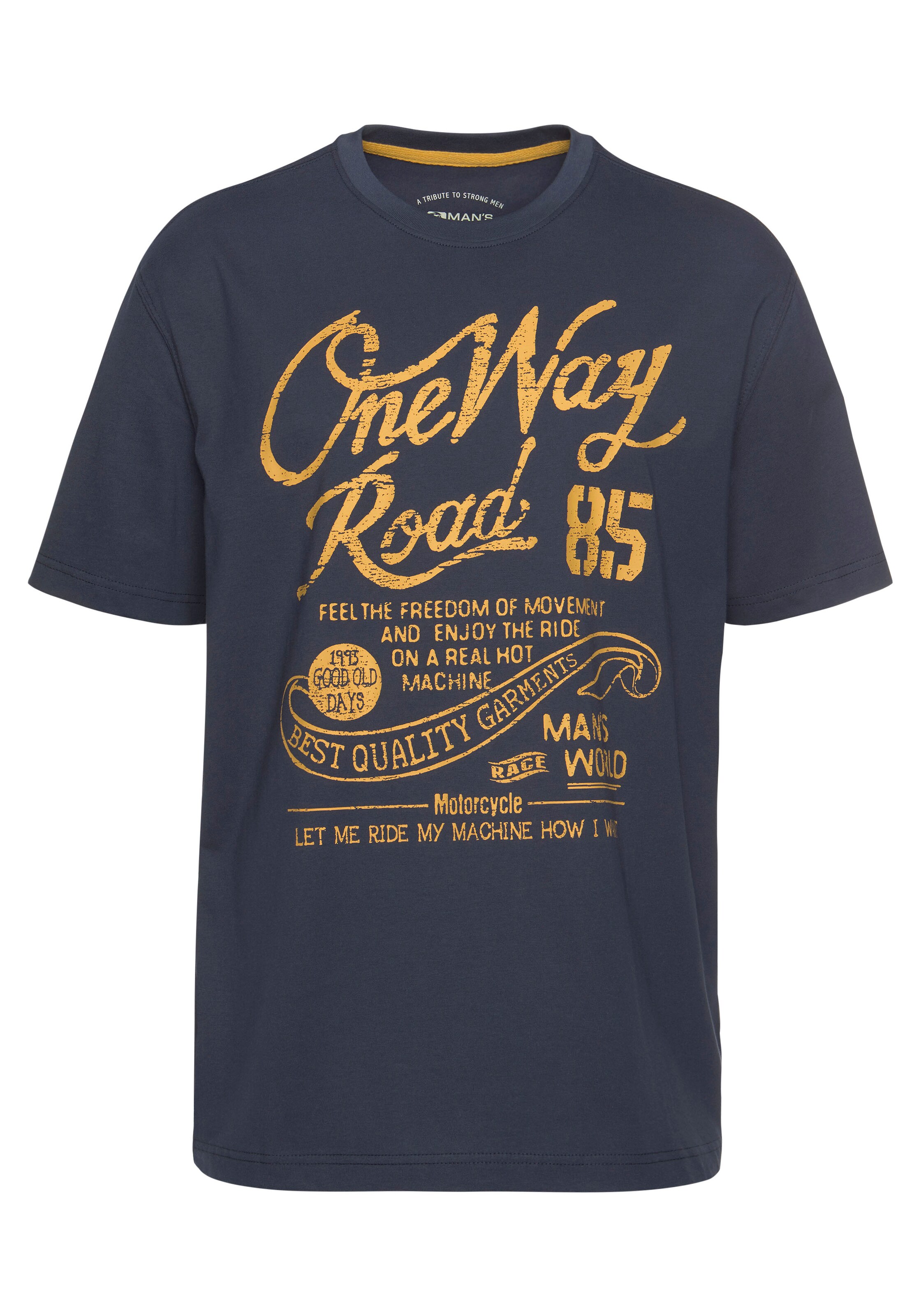 Man's World Shirt in Blau: Vorderseite