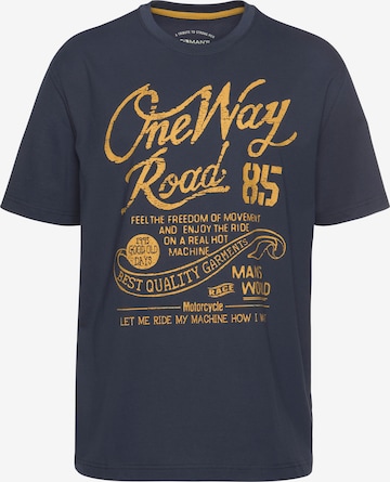 Man's World Shirt in Blau: Vorderseite