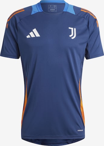 T-Shirt fonctionnel 'Juventus Tiro 24 Competition' ADIDAS PERFORMANCE en bleu : devant