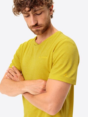 VAUDE Functioneel shirt 'Essential' in Geel