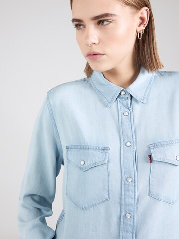 LEVI'S ® Bluse 'Iconic Western' in Blau