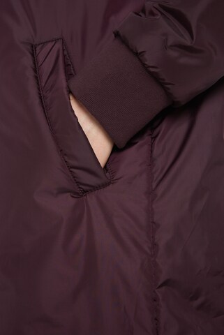 SENSES.THE LABEL Lange Jacke im Blouson-Stil in Rot