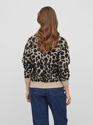 VILA Strickjacke in Beige