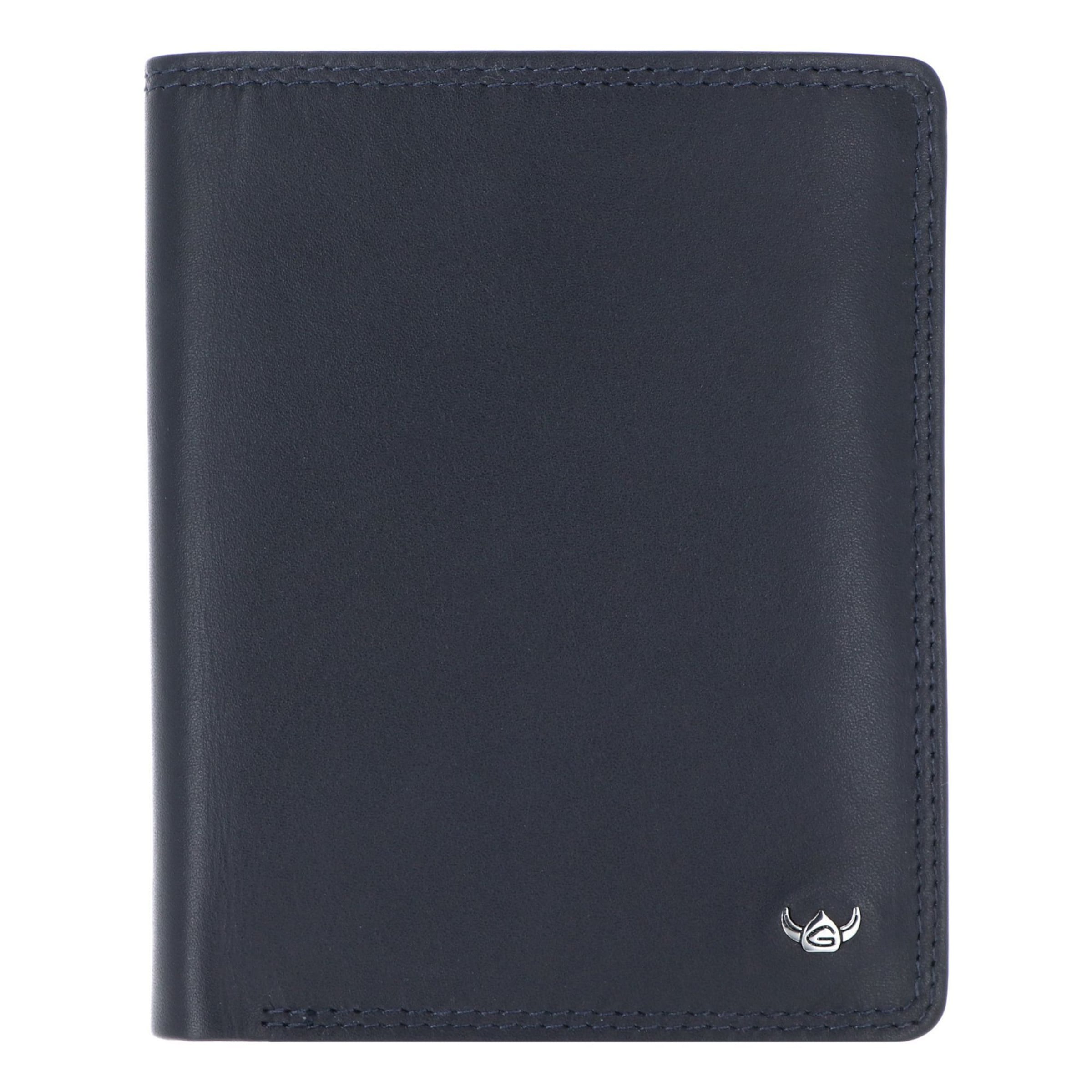 Porte-monnaies 'Polo' GOLDEN HEAD en bleu : devant