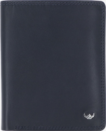 Porte-monnaies 'Polo' GOLDEN HEAD en bleu : devant