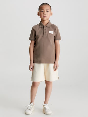 Calvin Klein Jeans Poloshirt in Braun