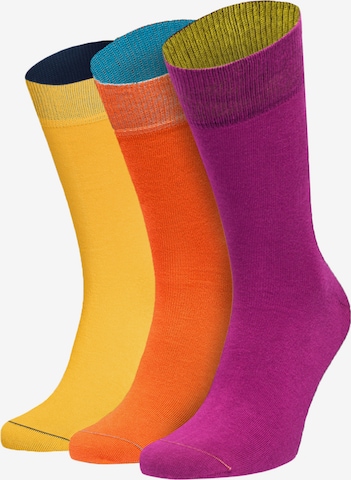 Von Jungfeld Socks in Purple: front