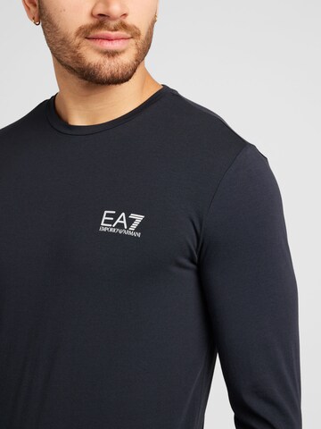 mėlyna EA7 Emporio Armani Marškinėliai
