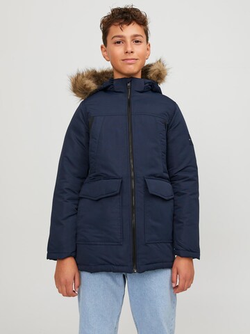 Jack & Jones Junior Winter Jacket 'Craft' in Blue: front