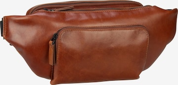 LEONHARD HEYDEN Fanny Pack 'Porto' in Brown: front