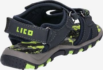 LICO Open shoes in Blue