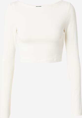 Gina Tricot T-shirt i vit: framsida