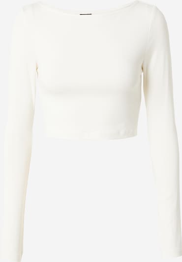 Tricou Gina Tricot pe alb, Vizualizare produs