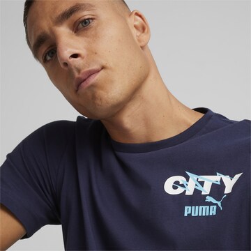 T-Shirt fonctionnel 'Manchester City' PUMA en bleu