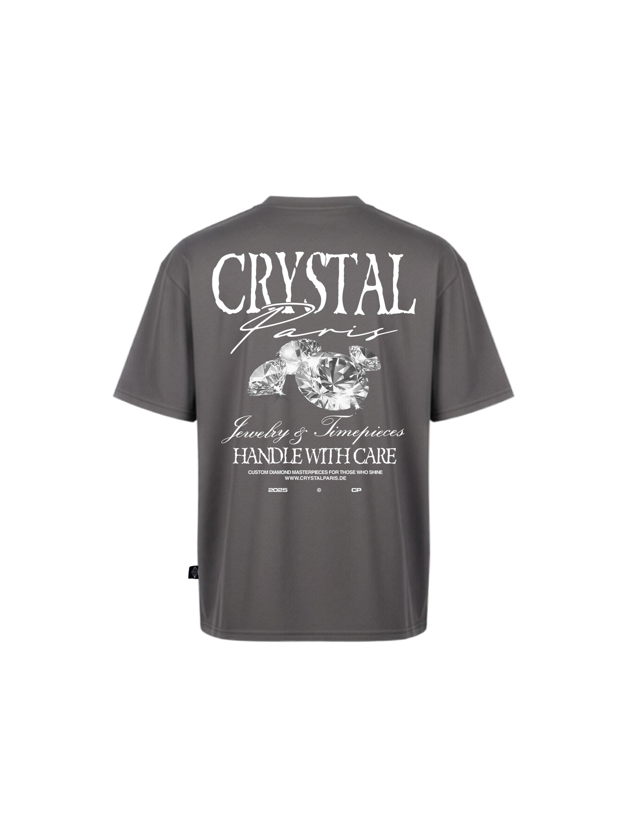 Crystal Paris Shirt 'Dias' in Grijs