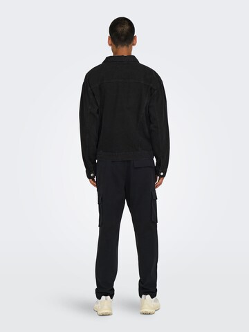 Giacca di mezza stagione 'ONSJUST' di Only & Sons in nero
