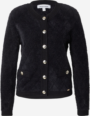 Cardigan MORE & MORE en noir : devant