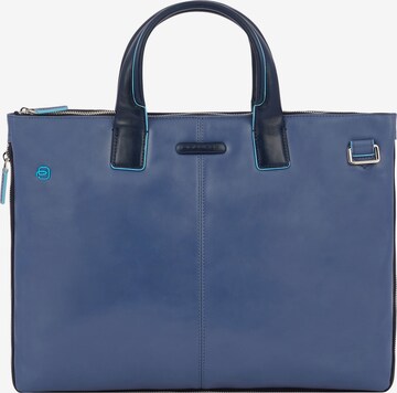 Piquadro Document Bag in Blue: front