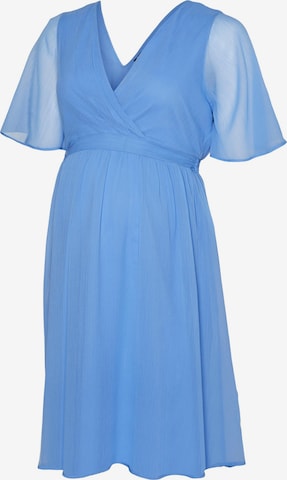 Robe 'Mia' Vero Moda Maternity en bleu : devant