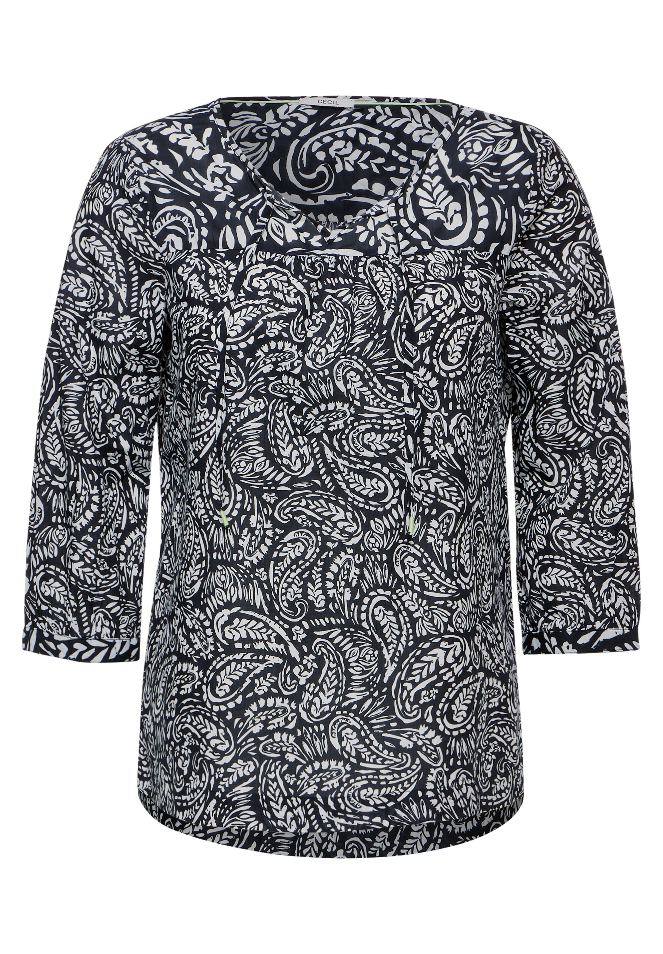 CECIL Bluse in Schwarz: Vorderseite