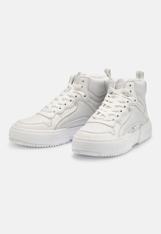 BUFFALO Sneakers high i hvit