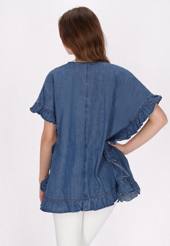 MYMO Between-season jacket 'Fashion Lover' in Blue