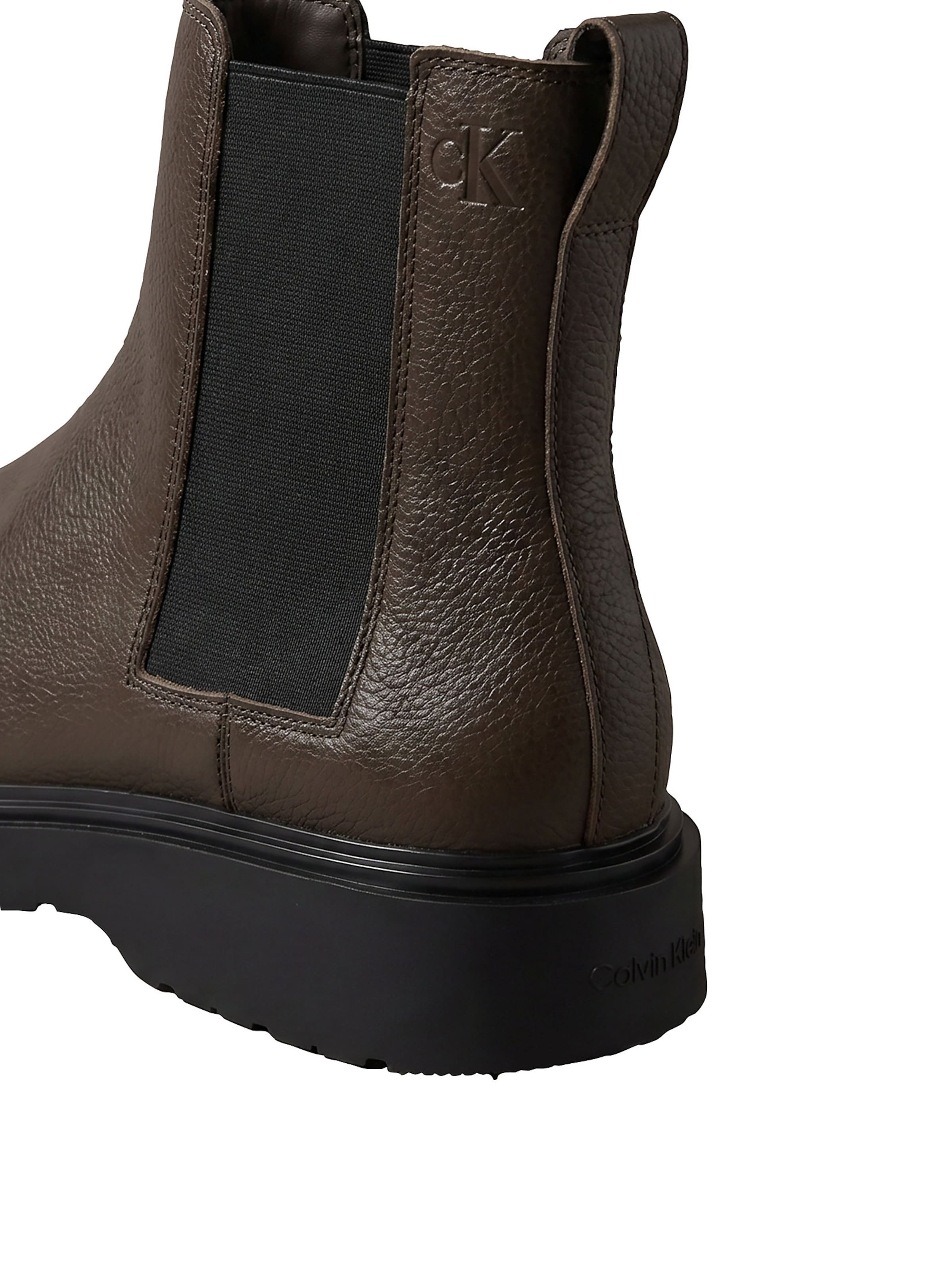 Calvin Klein Jeans Chelsea boots in Brown