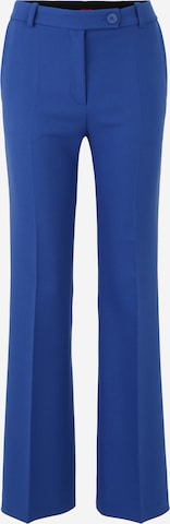 HUGO Trousers with creases 'Higreta' in Blue: front