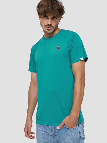 Mikon T-Shirt 'Herz' in Blau