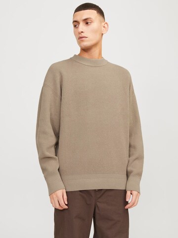 JACK & JONES Pullover 'JCOOUTDOOR' in Beige: predná strana