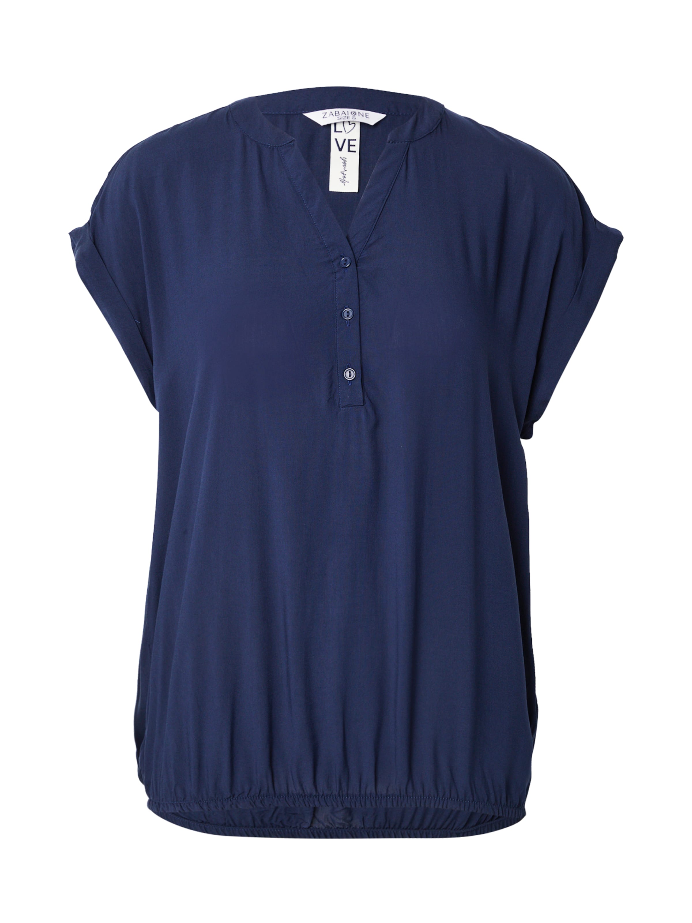 Camicia da donna 'Mi44riama' di ZABAIONE in blu: frontale